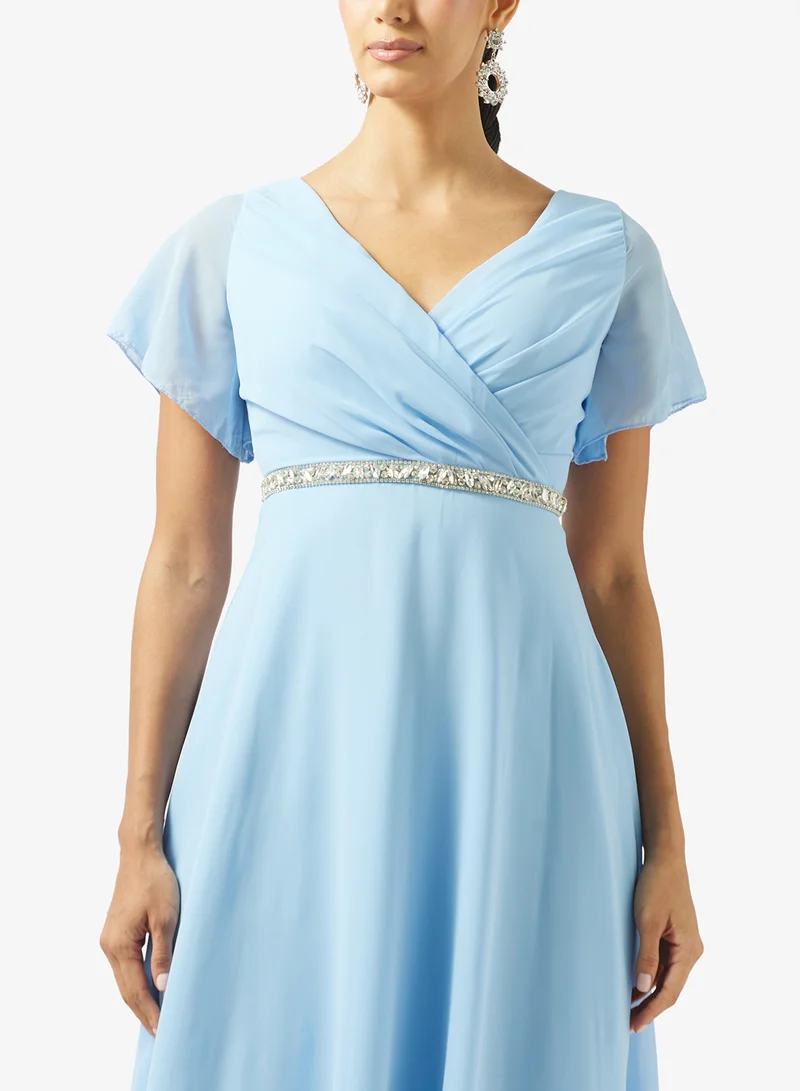 Ella Limited Edition  Flutter Sleeves Bridsemaid Dress for Women | Best Price UAE
